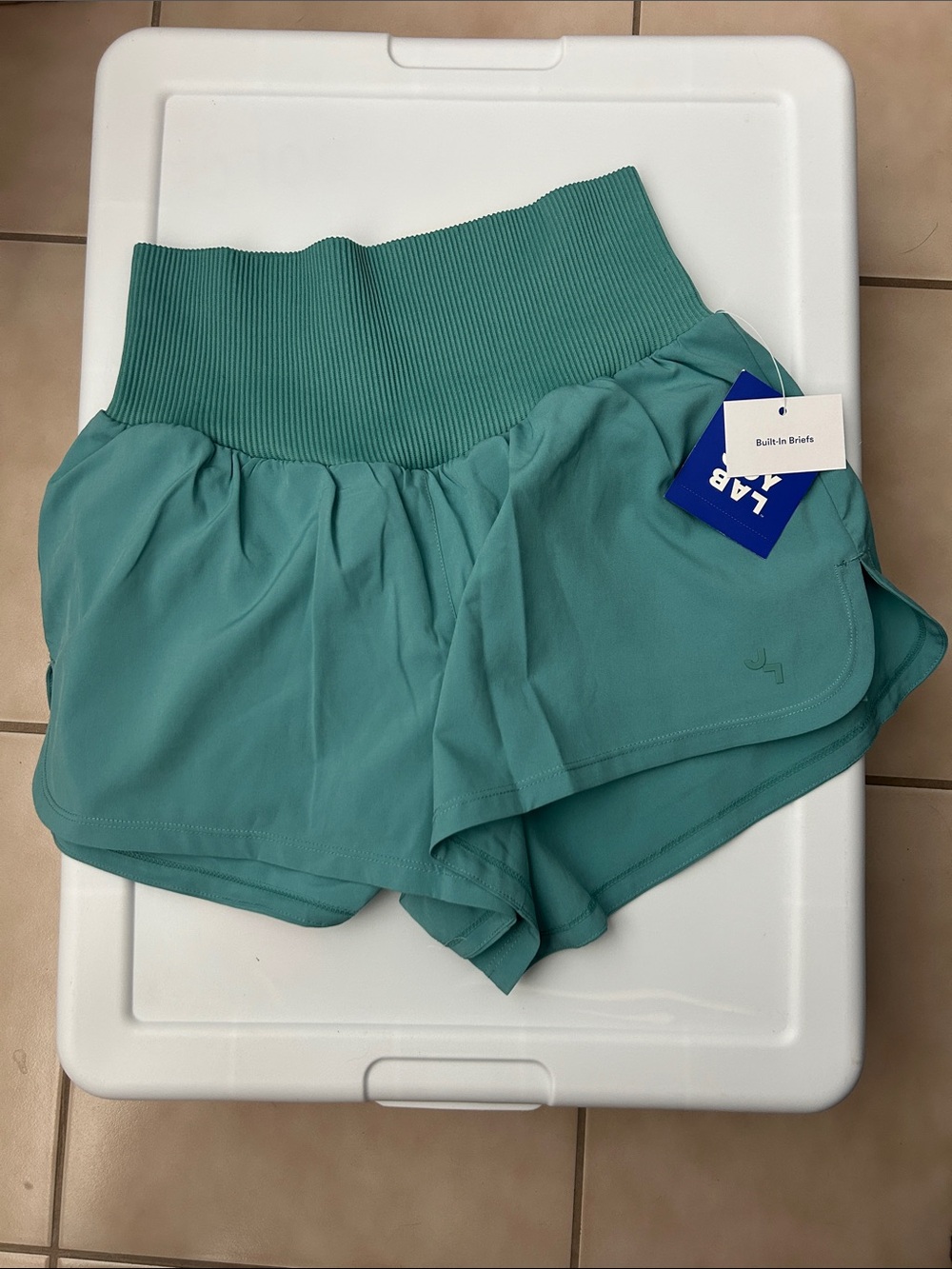 NWT JoyLab Teal High-Waist Athletic Shorts